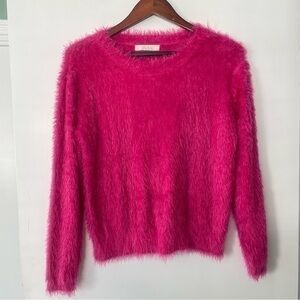 She La La sweater pink long sleeve size medium